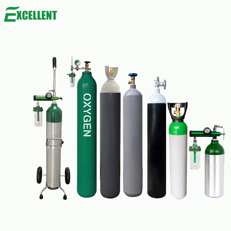 DOT TPED Material Aluminium balloon helium gas cylinder 1L-50L custom Aluminum Cylinder Medical Oxygen Cylinder